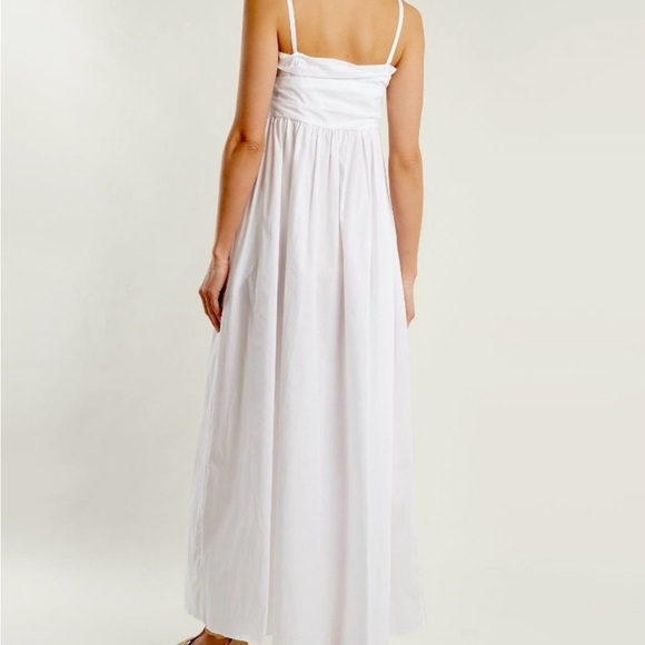 Three Graces White Cotton “Adele” Dress. Size 14 UK (10 U.S.) - Picture 3 of 7